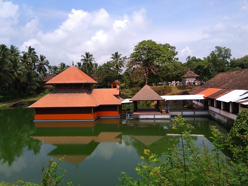 View of the Ananthapura Lake Temple in Kasaragod